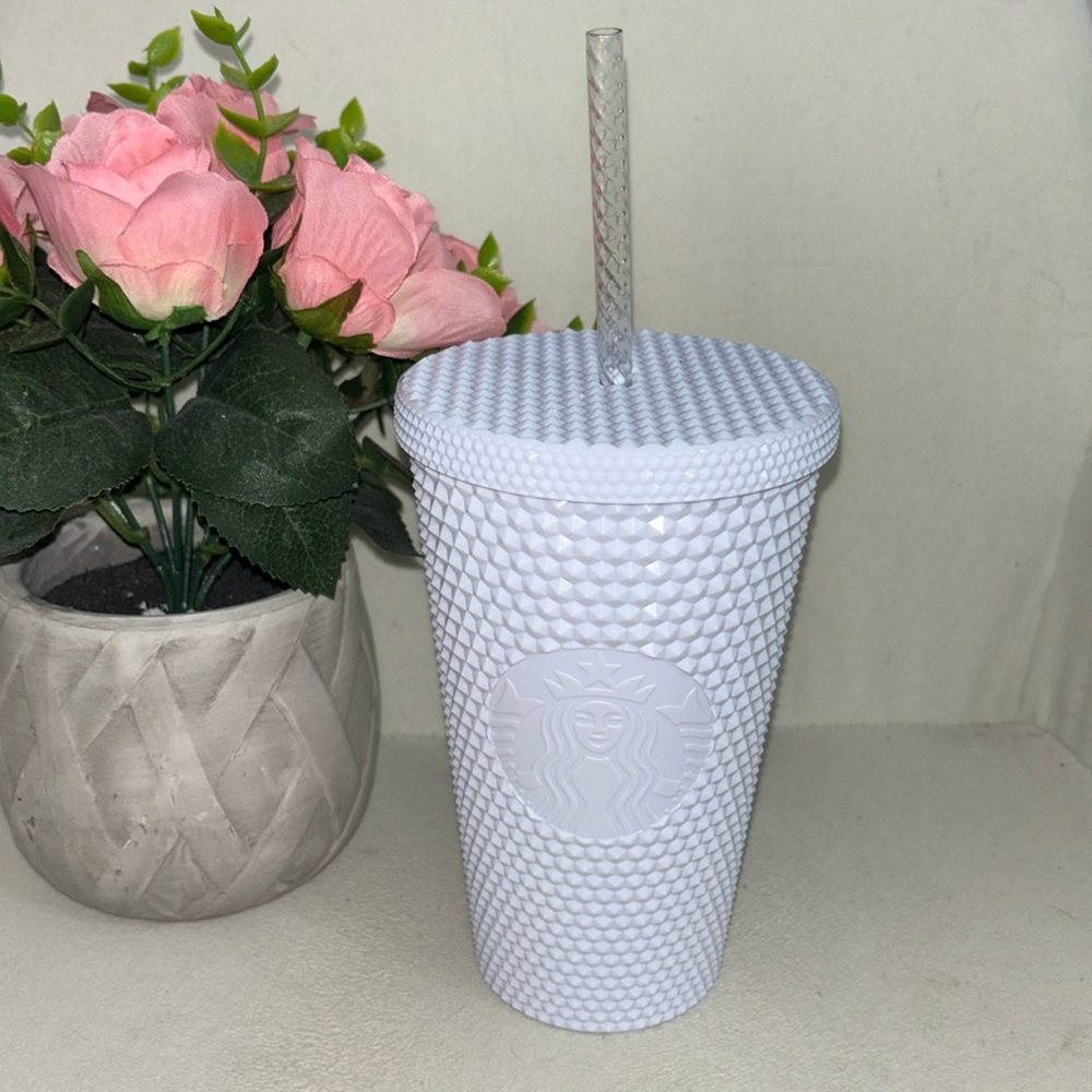 🤍New Starbucks White 16oz Tumbler🤍